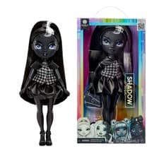 Image of Rainbow High Shadow High Shanelle Onyx - Grayscale 28cm Fashion Doll, Black Hair