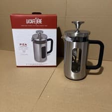 Image of La Cafetiere Pisa 3 Cup Cafetiere Brushed Chrome