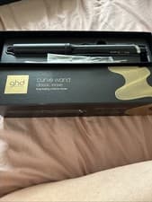 Image of GHD Curve Classic Wave Hair Curling Wand Black - Never Used In Box