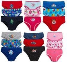 Image of Boys Knickers Pack of 3 Briefs Kids/Childrens Printed Underwears