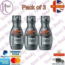 Image of 3 X Palmers Cocoa Butter Formula with Vitamin E, MEN Body & Face 250ML(Pack of 3