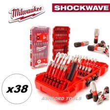 Image of Milwaukee Screwdriver Bit Set SHOCKWAVE Impact Duty Mixed Driver Accessory