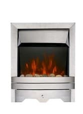 Image of Focal Point Lulworth 2kW Brushed metal effect Electric Fire