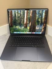 Image of Apple MacBook Air M3 15 inch Midnight 16GB 512GB 100% Battery Health