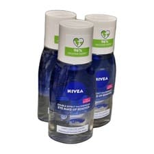Image of 3 X NIVEA Double Effect Waterproof Eye Make-Up Remover 125 Ml