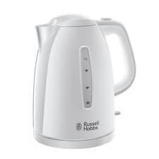 Image of Russell Hobbs Textures White Cordless Kettle, 1.7L, Fast Boil - 21270