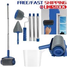 Image of Paint Runner Pro Roller 8Pcs Brush Set Room Painting Wall Handle Decorating Home