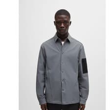 Image of Hugo Boss Mens B expedit Overshirt Size Large grey BNWT Rrp £199