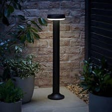 Image of LED Solar Garden Bollard Light Post Path Light Outdoor PIR Motion Sensor 72cm
