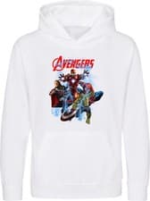 Image of Avengers Hoodie, Superhero Marvel Comics Pullover Avengers Characters Hoodie Top