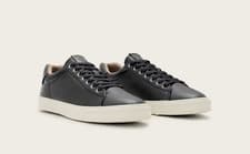 Image of All Saints Brody Leather Low Top Trainers