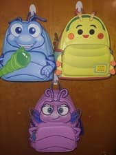 Image of Rare! Loungefly Disney Pixar A Bug's Life Flik, Heimlich, Dot Cosplay. Exclusive