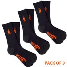 Image of Scruffs Worker Socks PACK OF 3 - Reinforced Work Boot Socks - Any Amount 1 Post