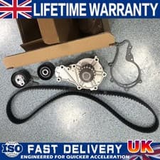 Image of Timing Belt Water Pump Kit For Peugeot 206 207 307 3008 Citroen C3 C4 C5 1.6 HDi