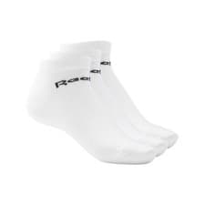 Image of Reebok Socks Act Core Low Cut White 3 Pairs - Size S UK 4.5-6 NEW