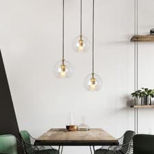 Image of Glass Pendant Light Bar Lamp Dinning Room Pendant Lighting Canteen Ceiling Light