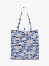 Image of Radley Sketchy Clouds Foldaway Tote Bag Sky Blue. New