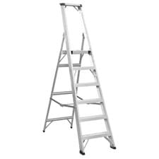 Image of Sealey Aluminium Step Ladder 6-Tread Industrial Bs 2037/1 Step Ladder AXL6