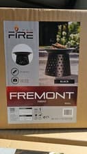 Image of FREMONT FIRE PIT in Black Coated Steel by RedFire (RRP £140+) BARGAIN