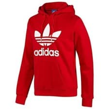 Image of Adidas Men's Trefoil Fleece Hoodie Hooded Sweatshirt