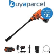 Image of Black and Decker BCPC18D1-GB Jet Washer 24 Bar Water Pressure Washer Sprayer