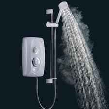 Image of Mira Jump 8.5kW Electric Shower - White & Chrome 1.1788.010
