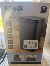 Image of Tower Sensors Bin 50l Sensor Bin Grey Brand New