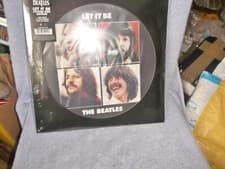 Image of THE BEATLES PICTURE DISC VINYL LP LET IT BE LIMITED EDITION SEALED MINT UNPLAYED