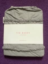 Image of Ted Baker Magnolia Tufted Charcoal Standard Pillowcase