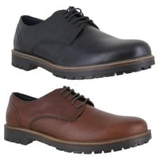Image of Mens Thomas Crick Risley Casual Derby Smart Leather Lace Up Shoes Sizes 7 to 12