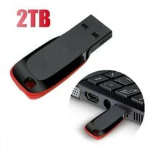 Image of 2TB USB Flash Drive Memory Stick Pen High-Speed U Disk Data Storage PC Laptop UK