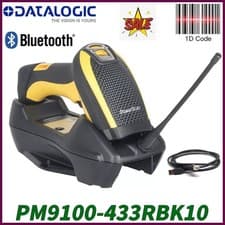 Image of Datalogic PowerScan PM9100-433RBK10 Wireless 1D Barcode Scanner USB Kit W/Cradle