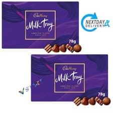 Image of Cadbury Milk Tray Chocolate Box 78g x 2 Assorted Milk Chocolates Treat