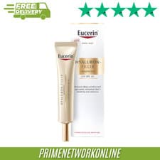 Image of Eucerin Hyaluron-Filler + Elasticity Eye Cream SPF20 15ml 100% ORIGINAL ⭐⭐⭐⭐⭐