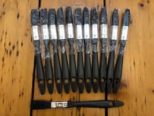Image of Paint brushes -12mm-1/2inch-12 pack-Paint-Varnish-Stain