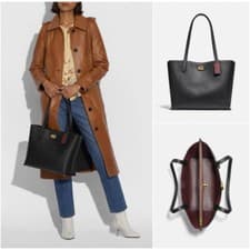Image of Coach Willow Tote - B4/Black