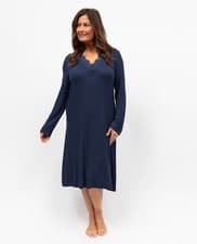 Image of Cyberjammies Nora Rose Caroline Womens Lace Detail Jersey Short Nightdress