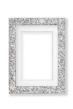 Image of Mounted Glitter Range Photo Frame Sparkling Glitter Effect Picture Photo Frame