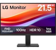 Image of LG 22U401A-B 22" VA LCD MONITOR FULL HD 1080P 300 cd/m² 1MS 16:9 100Hz HDMI VGA