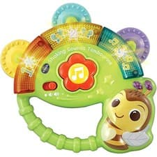 Image of VTech Baby Shaking Sounds Tambourine, Sensory Toy with Lights, Music, Colours,