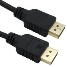 Image of DisplayPort v1.4 HBR3 LSZH 1M Cable 8K 60Hz Ultra HD HDR Gold Plated Connectors