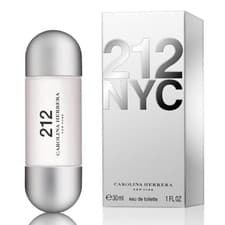 Image of Carolina Herrera 212 NYC Eau de Toilette Spray Women 30ml, New, Sealed.