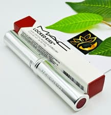 Image of NEW MAC Locked Kiss 24HR Lipstick Poncy (Rich Wine) 1.8g Boxed ❤️