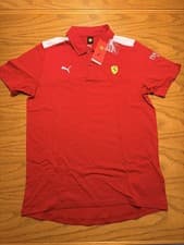 Image of Ferrari Scuderia Formula 1 Team men's polo shirt. Medium