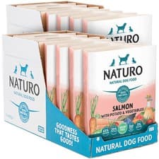 Image of NATURO Grain Free Salmon with Potato and Vegetables Adult Wet Dog Food 400g