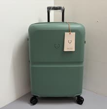 Image of Antler Single Stripe 4 Wheel 68cm EXP Medium Suitcase Seagrass Green RRP £200