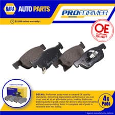 Image of Brake Pads Set fits VAUXHALL ASTRA K 1.6D Front 2015 on Proformer 12378300