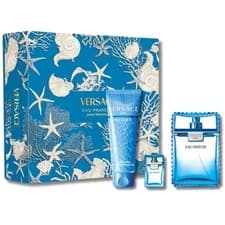 Image of Versace Man Eau Fraiche Gift Set 100ml EDT + 5ml EDT + 150ml Shower Gel