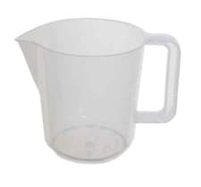 Image of Plastic Kitchen Jug 500ml Measuring Mixing Preparation Jug 1 Pint 0.5L Capacity