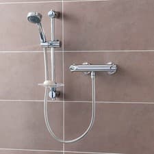 Image of Triton Dene Cool Touch Thermostatic Bar Mixer Shower Chrome 3 Spray UNDETHBMCT